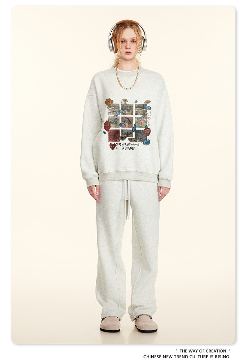 BE Nine Square Checkered Hoodie