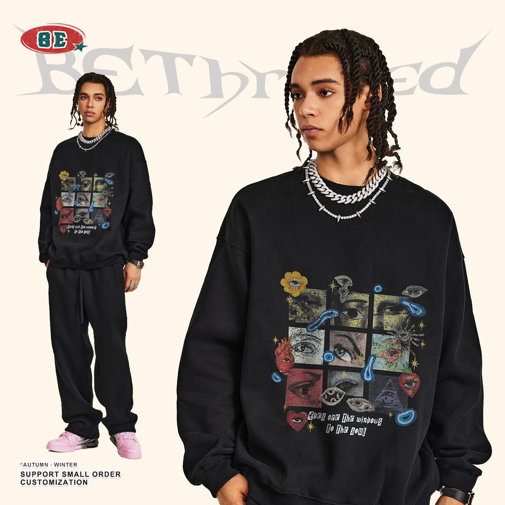 BE Nine Square Checkered Hoodie