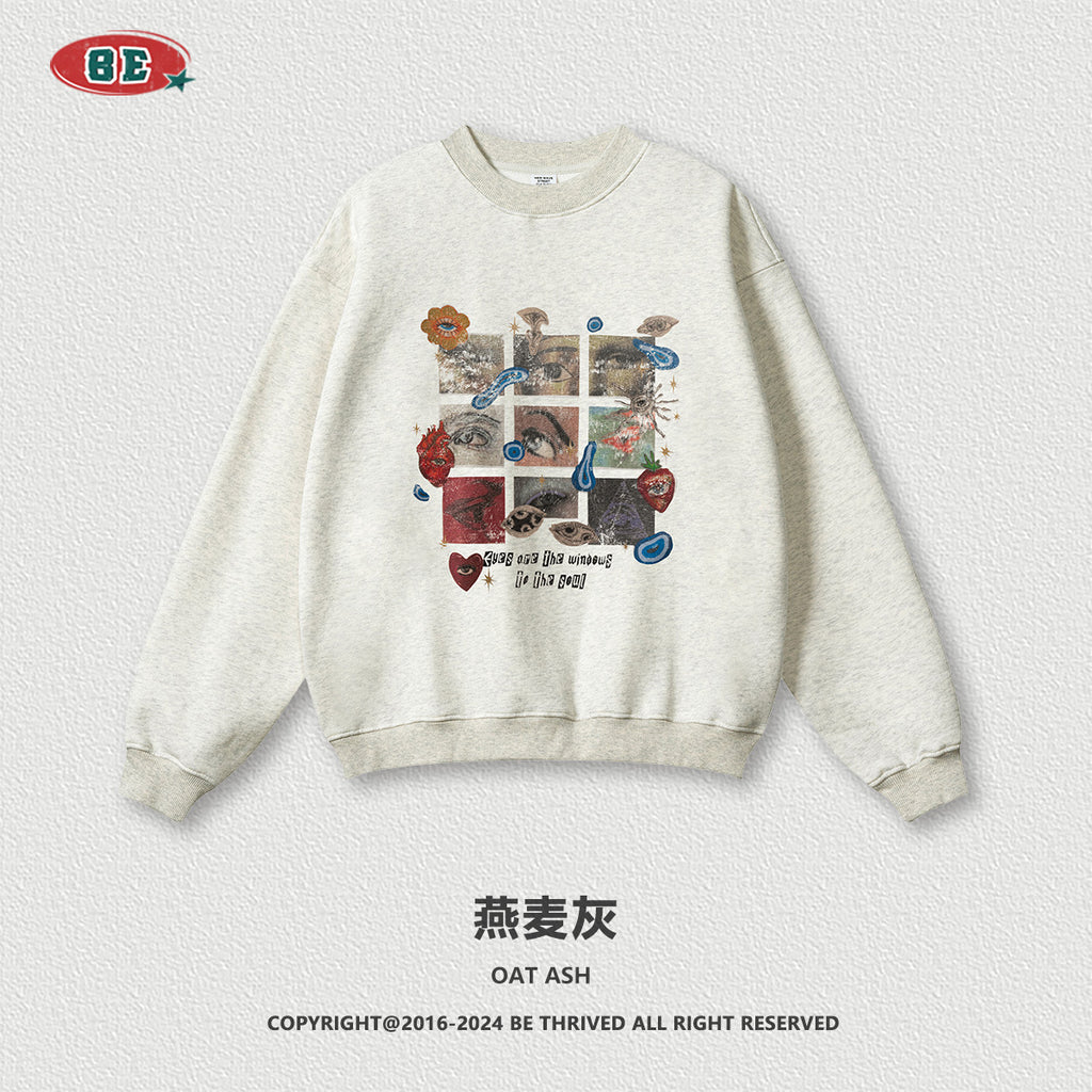 BE Nine Square Checkered Hoodie