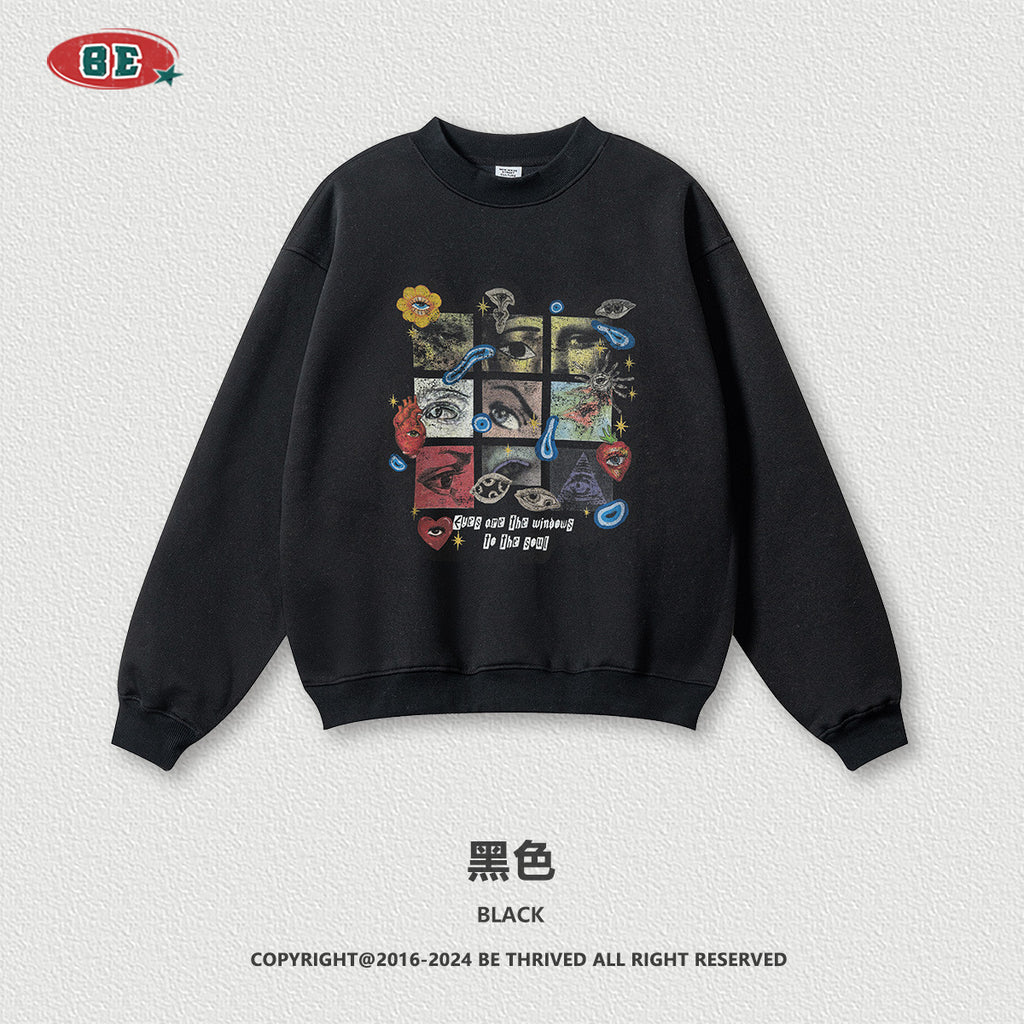 BE Nine Square Checkered Hoodie