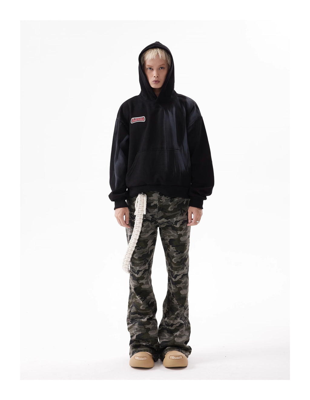 BTSG Gradient dyed versatile silhouette hoodie