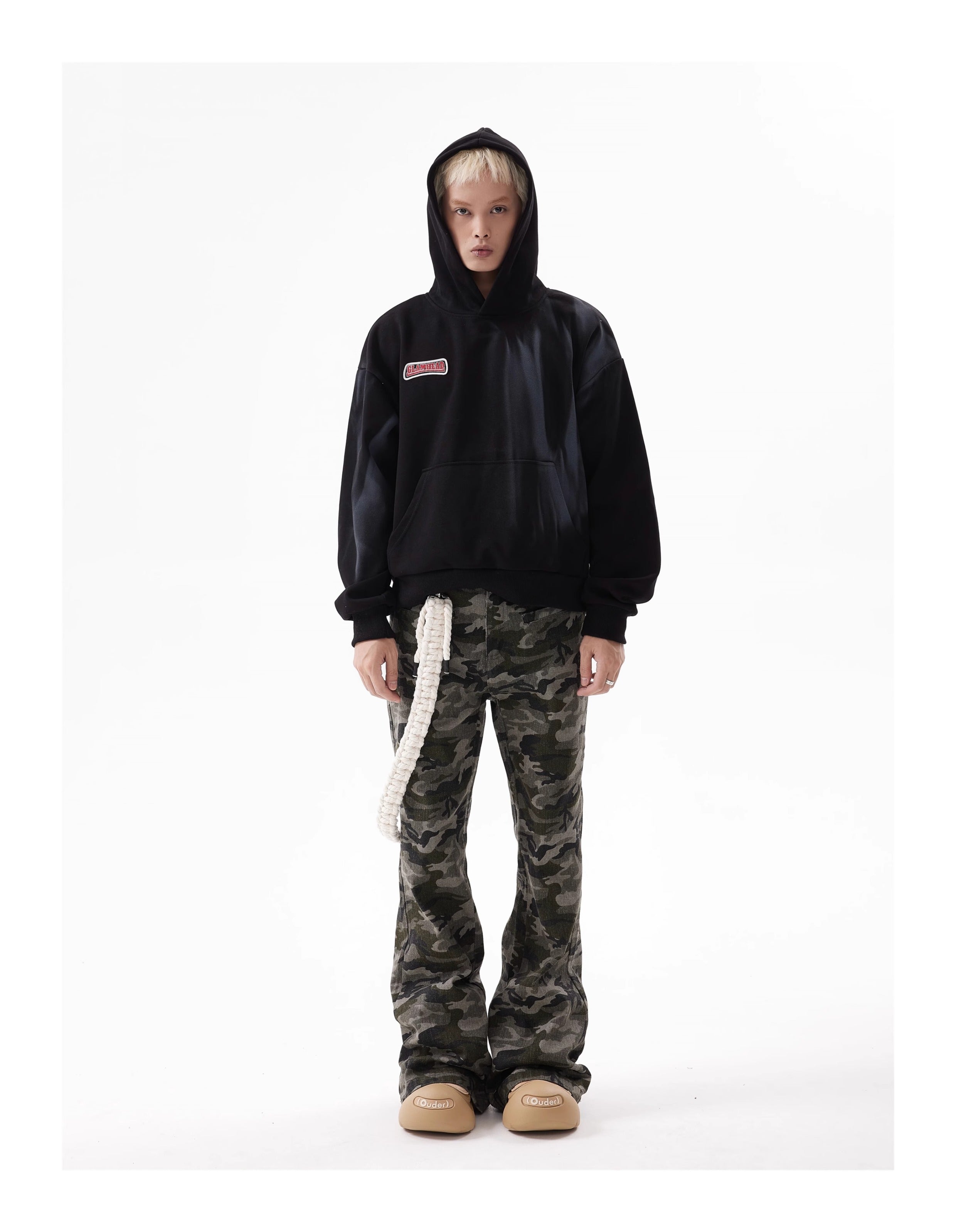 BTSG Gradient dyed versatile silhouette hoodie