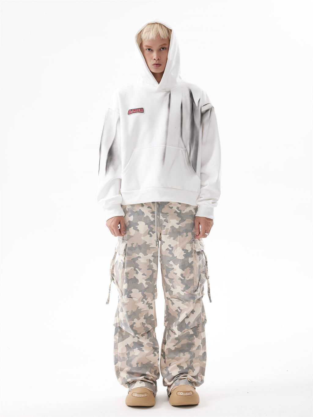 BTSG Gradient dyed versatile silhouette hoodie