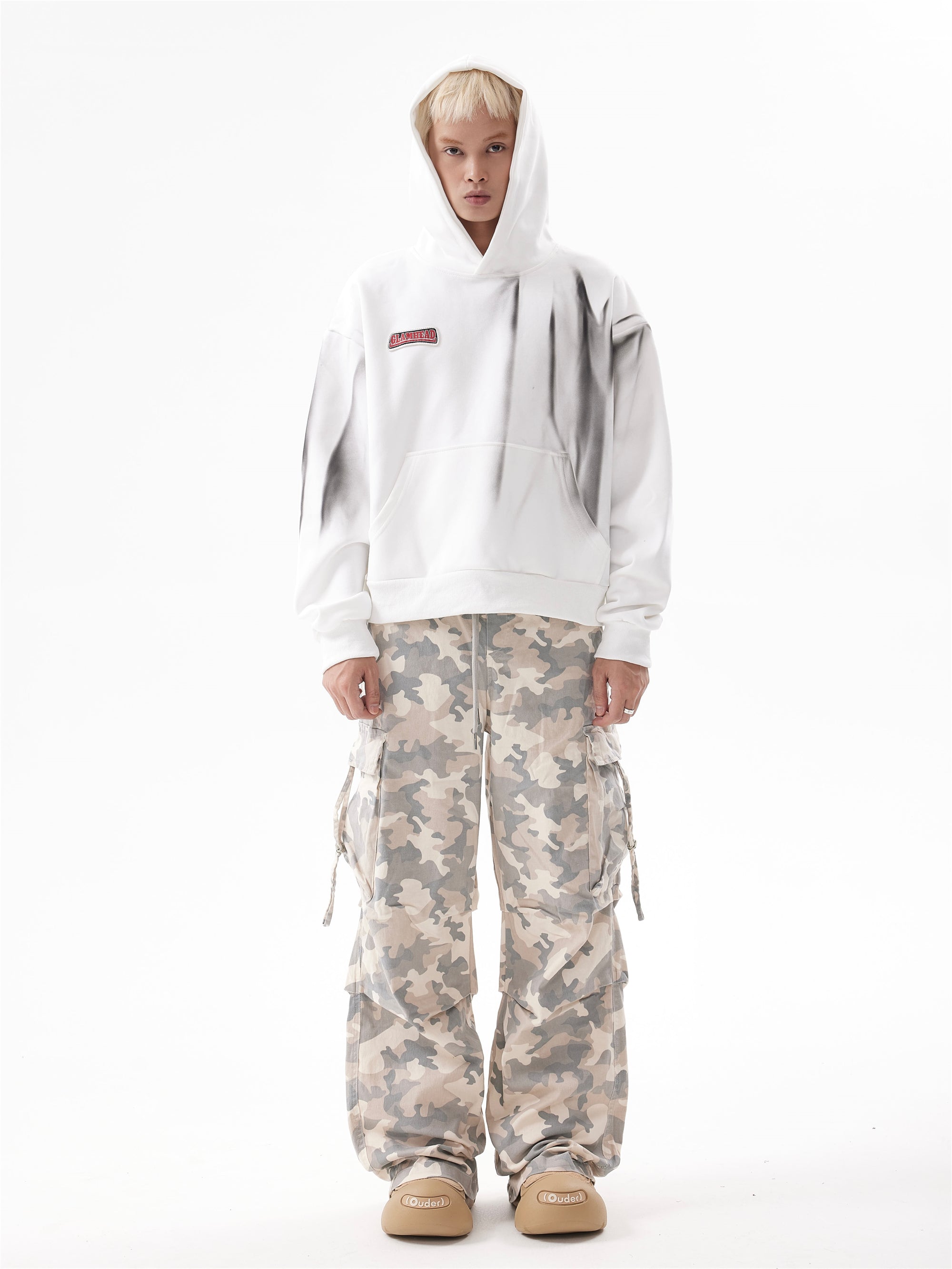 BTSG Gradient dyed versatile silhouette hoodie