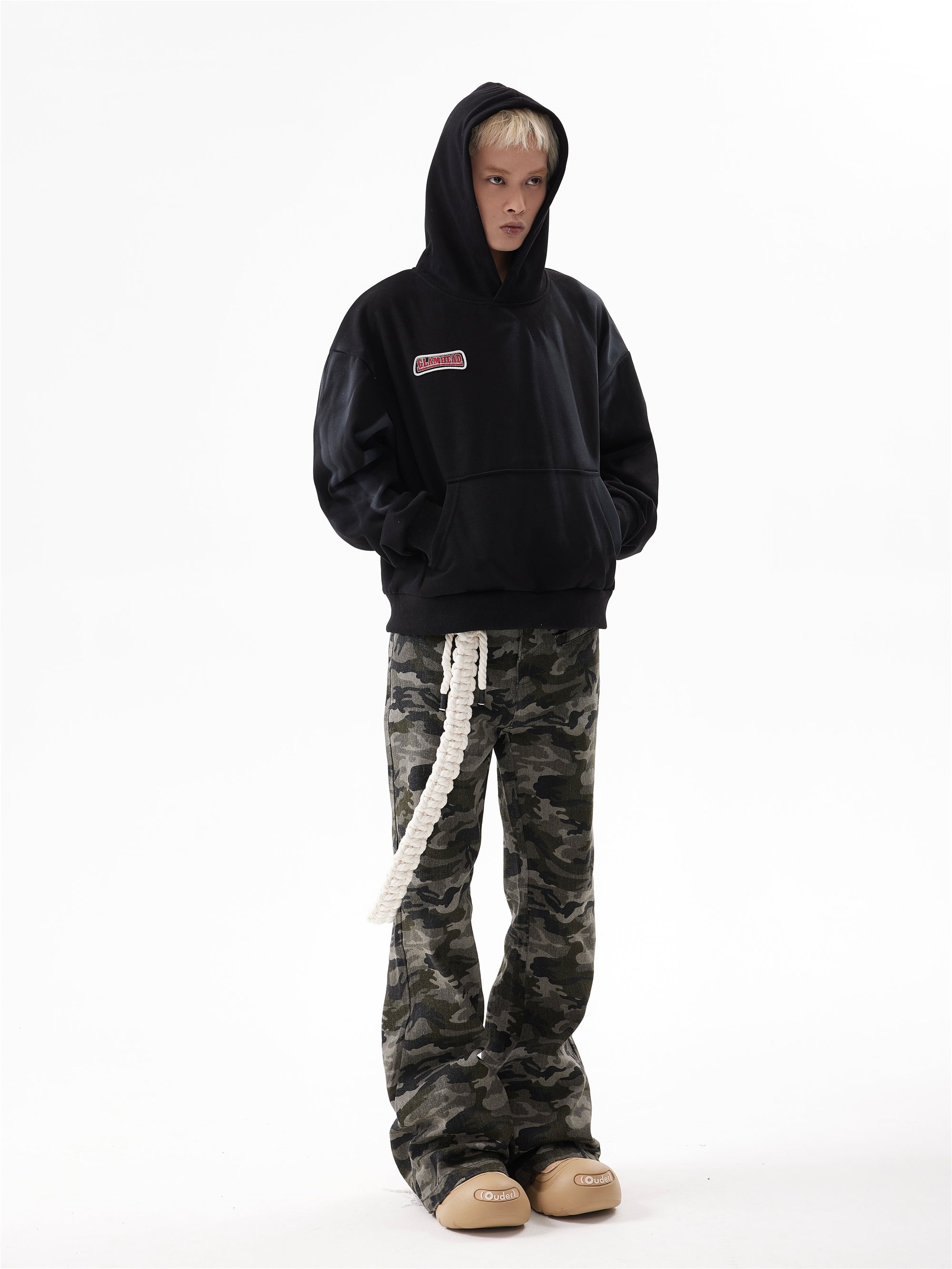 BTSG Gradient dyed versatile silhouette hoodie