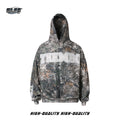 GLFS Hipster Camouflage Embroidery 3D Twig Street Hoodie