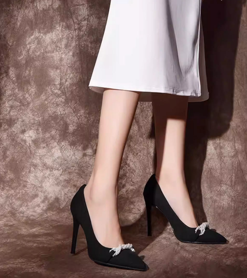 Lily Wei Temperament Versatile High Heels