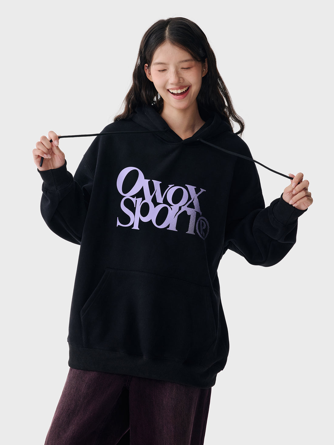 OWOX Heavyweight Letter-Print Hoodie