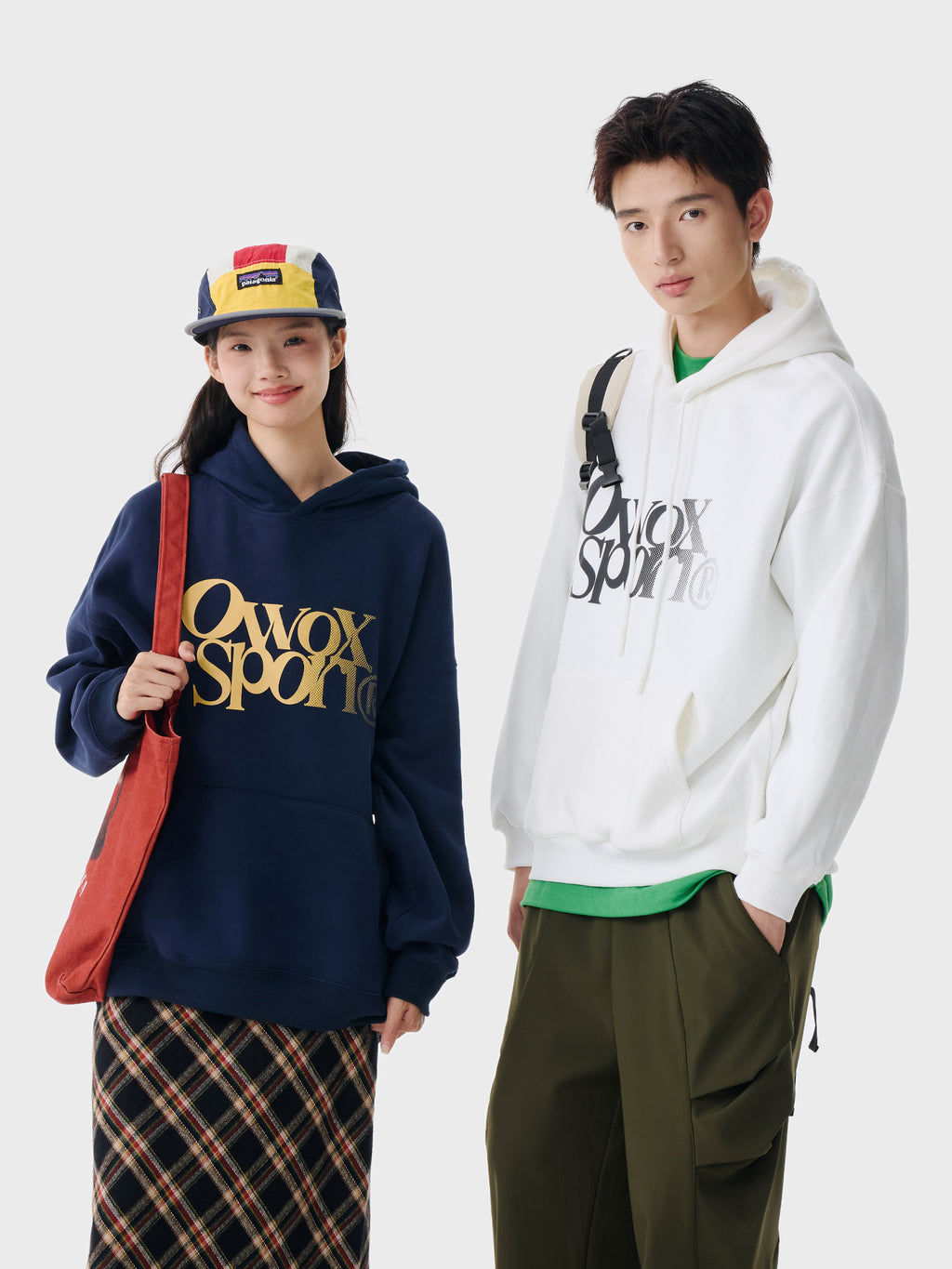 OWOX Heavyweight Letter-Print Hoodie