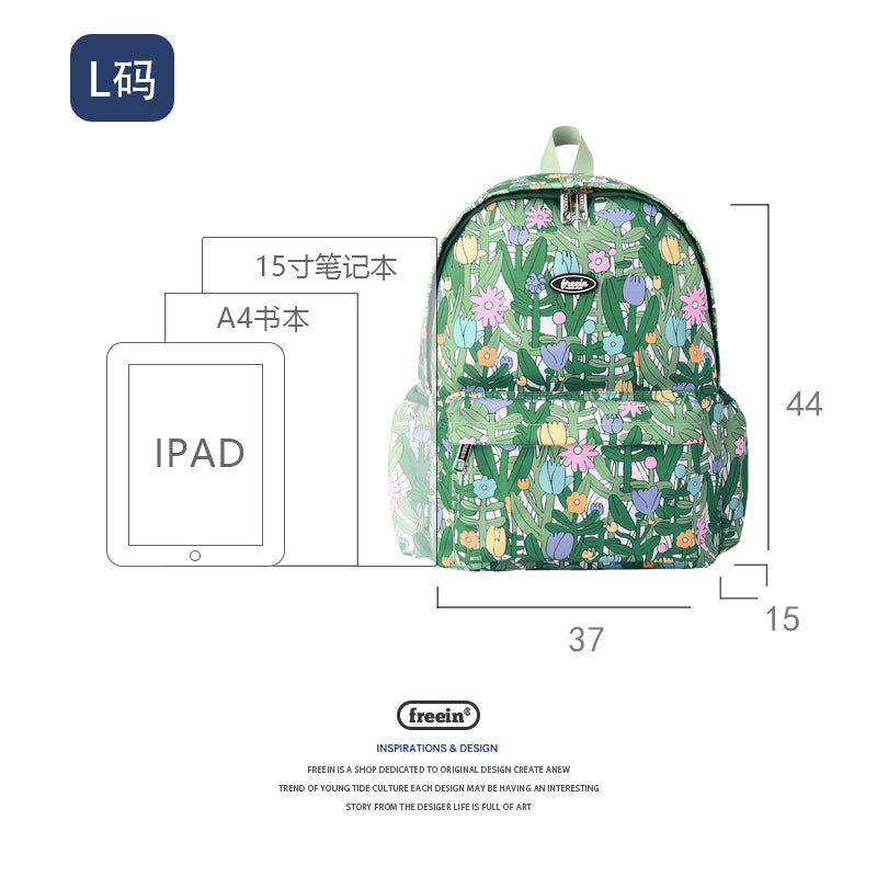FREEIN original forest flower backpack