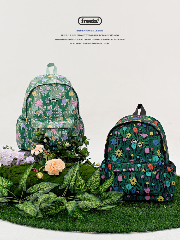 FREEIN original forest flower backpack