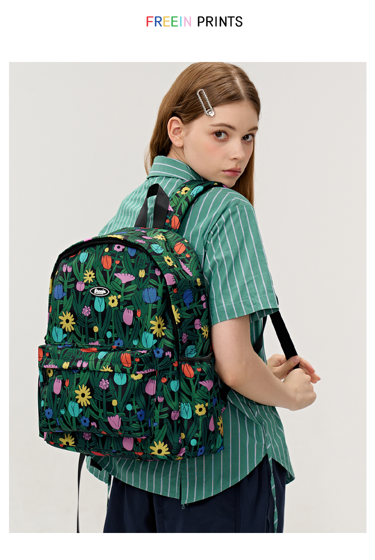FREEIN original forest flower backpack