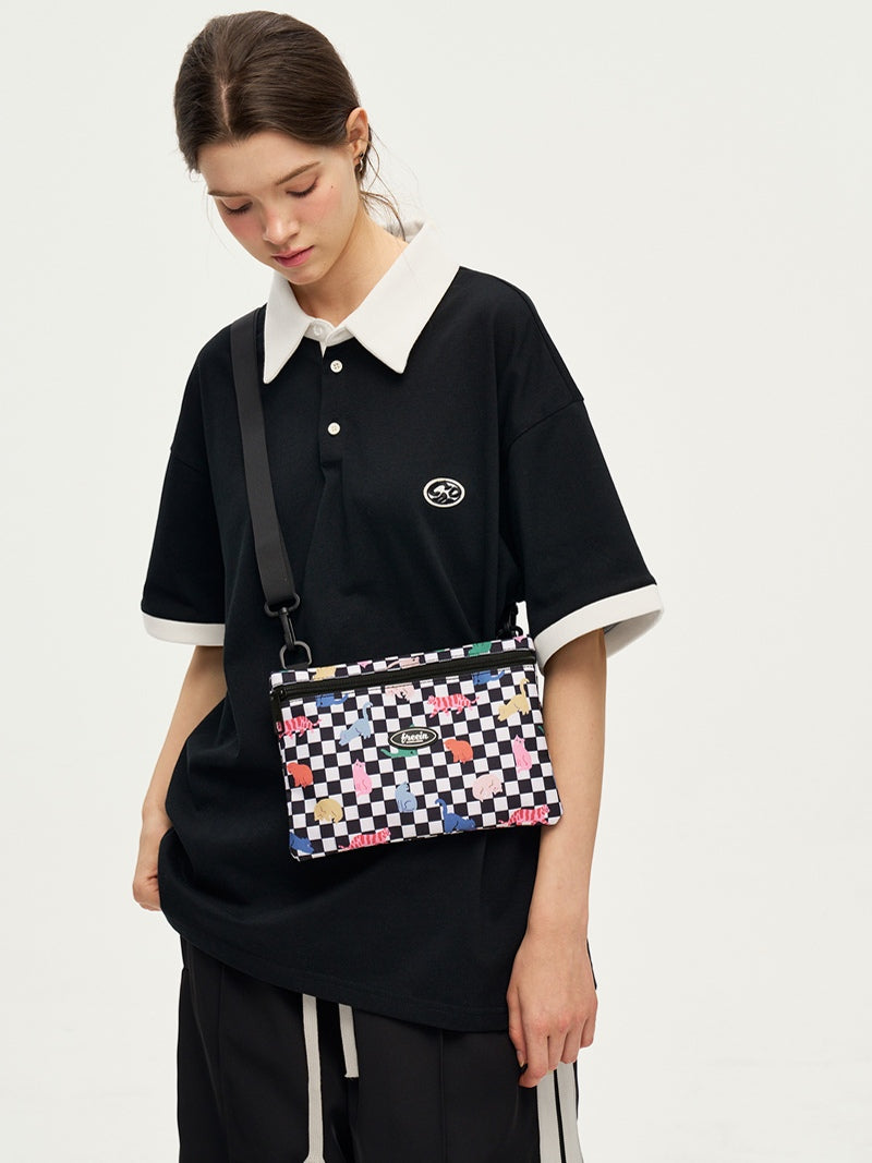 FREEIN original cute cat print crossbody