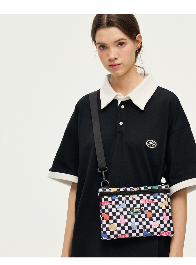 FREEIN original cute cat print crossbody