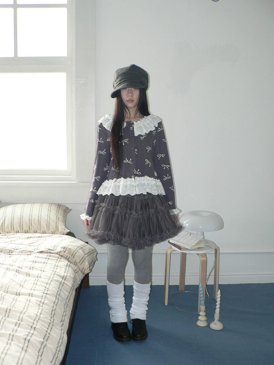 Ang: Project Vintage Lace Fungus Edge Puffy Skirt