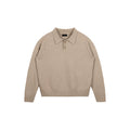 Plus No Logo Polo Collar Soft and Waxy Heattech Knitting Shirt