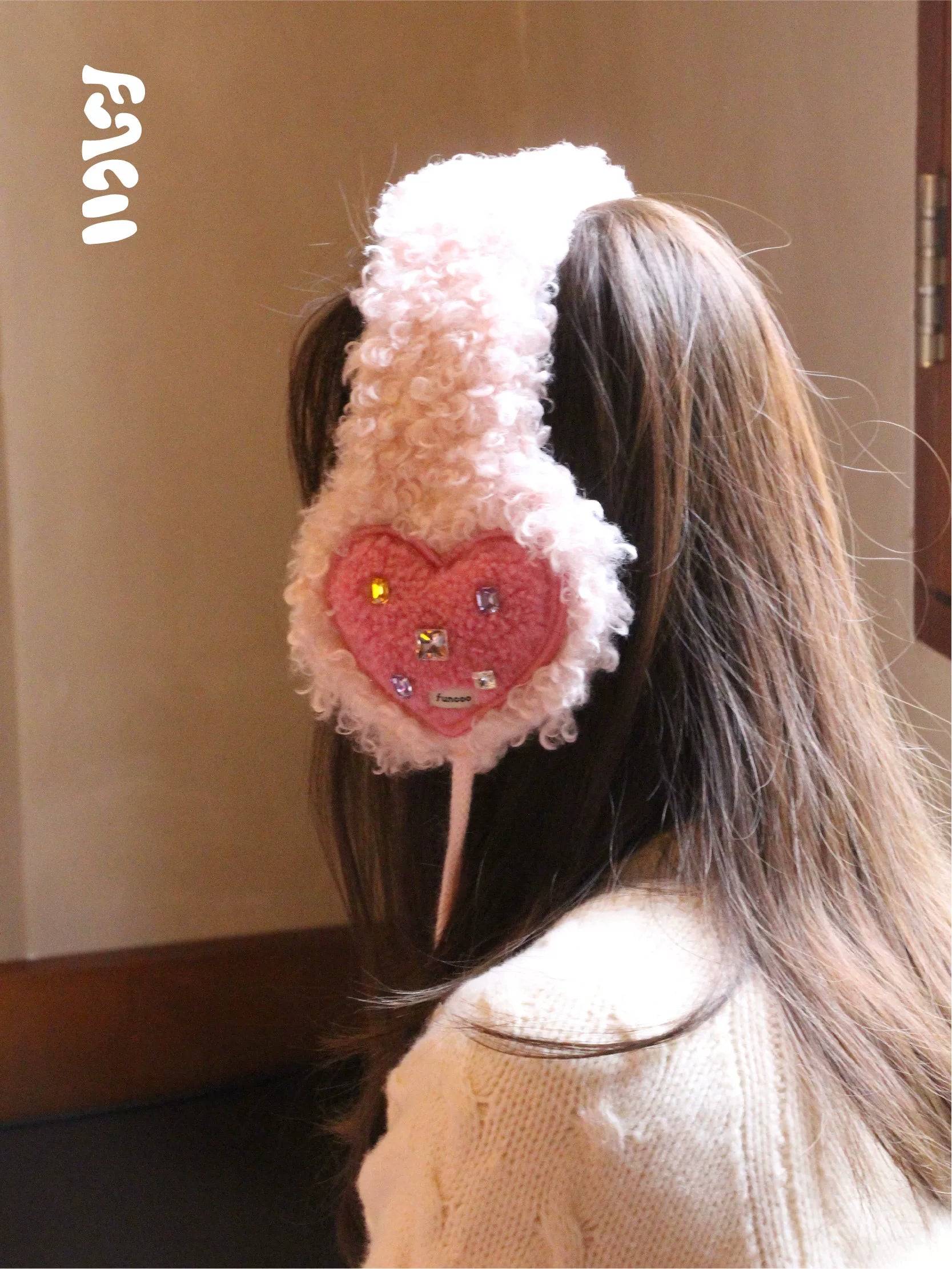 FUNCOO Thermal Diamond Jewelry Foldable Antifreeze Earmuffs