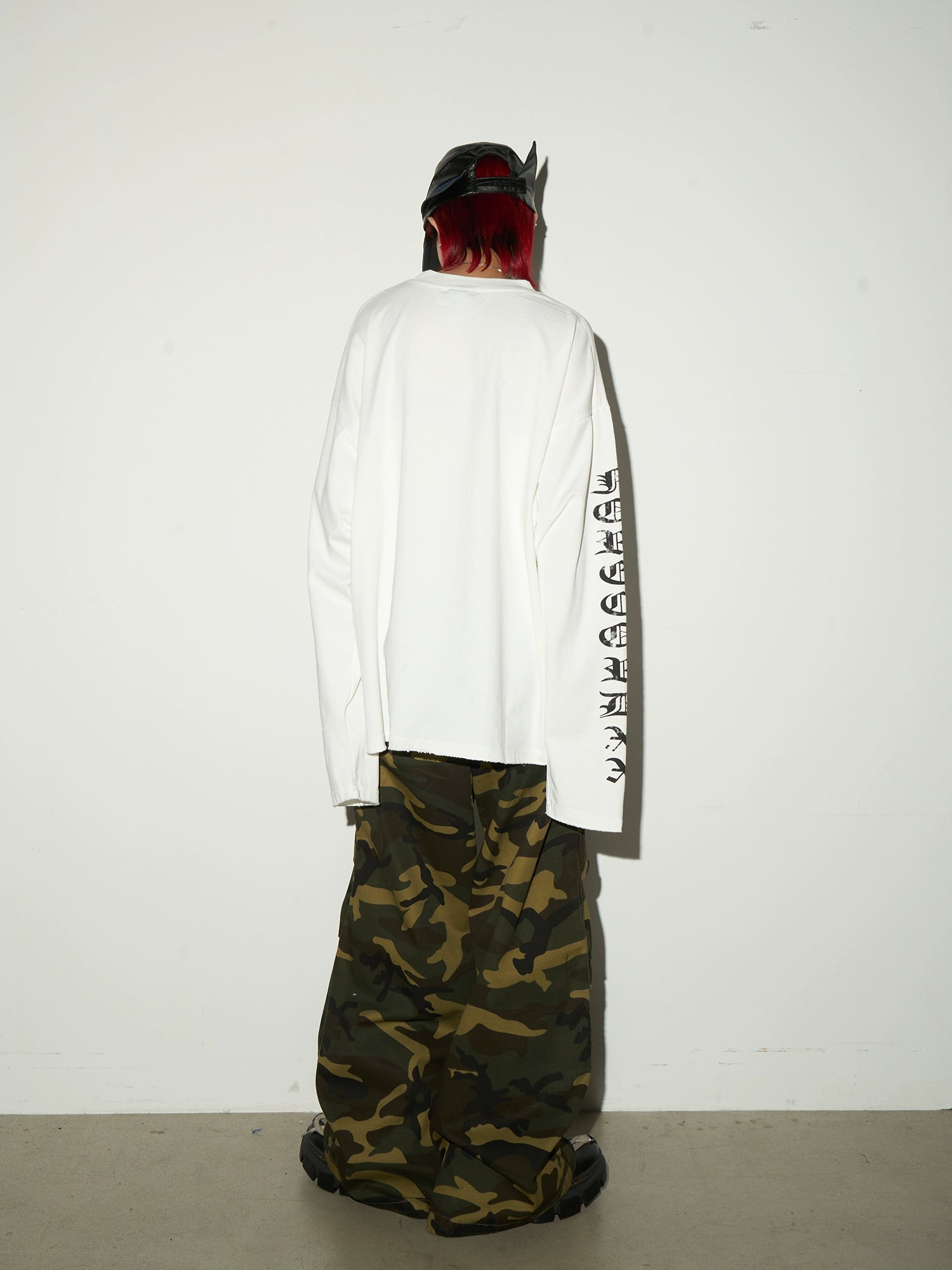 MICHINNYON Letter Print Casual Loose Long Sleeve