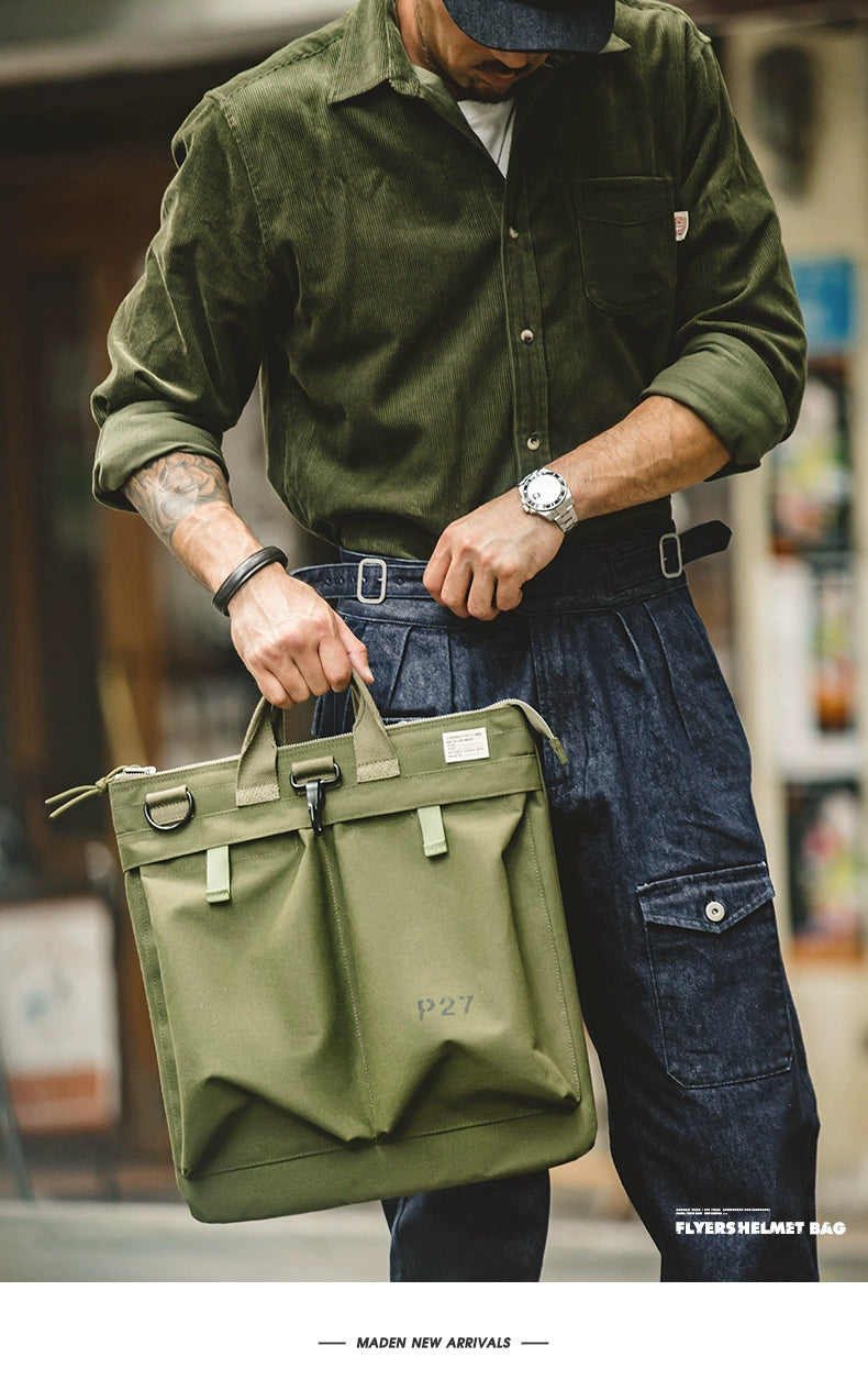 Maden Tooling Vintage Large Capacity Handbag