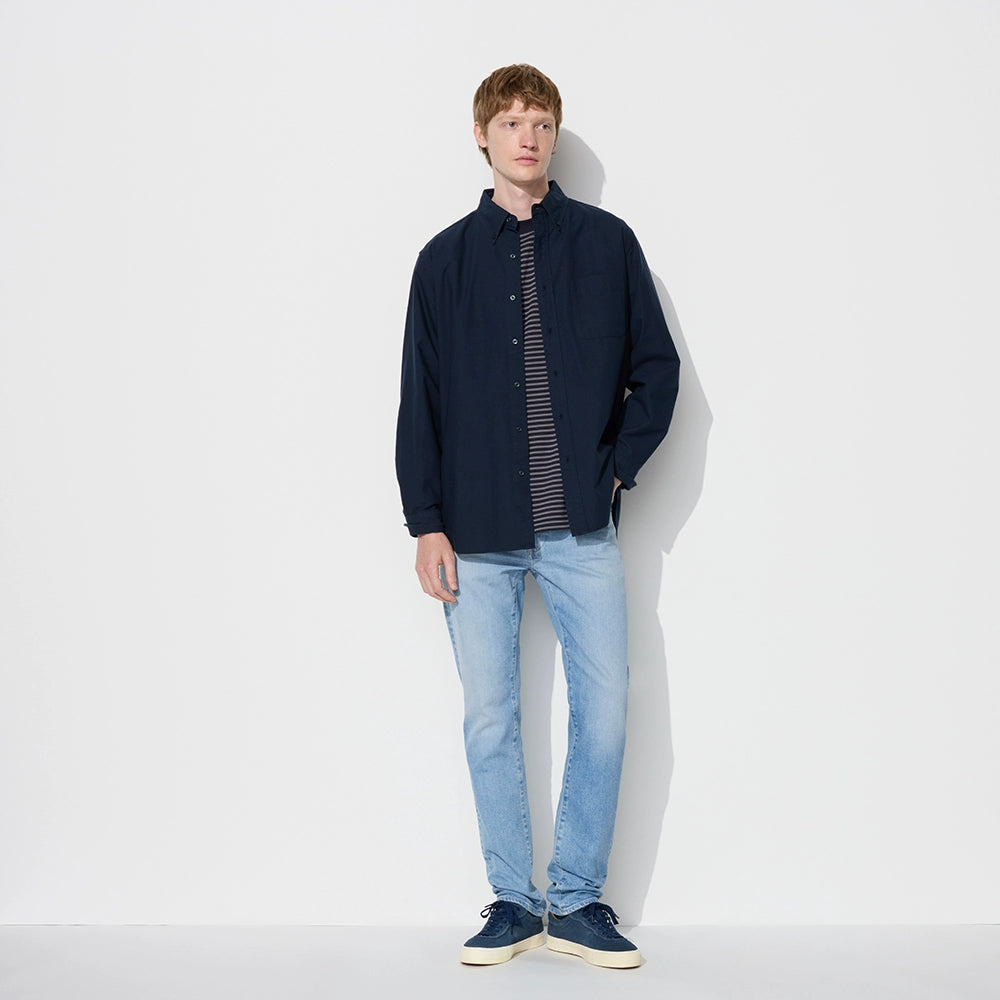 Uniqlo men's slim-fit jeans/washed products casual trousers pants 25 new 475546 470528