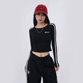SAMUSAN Super Sa Lace Splicing Short Long Sleeve