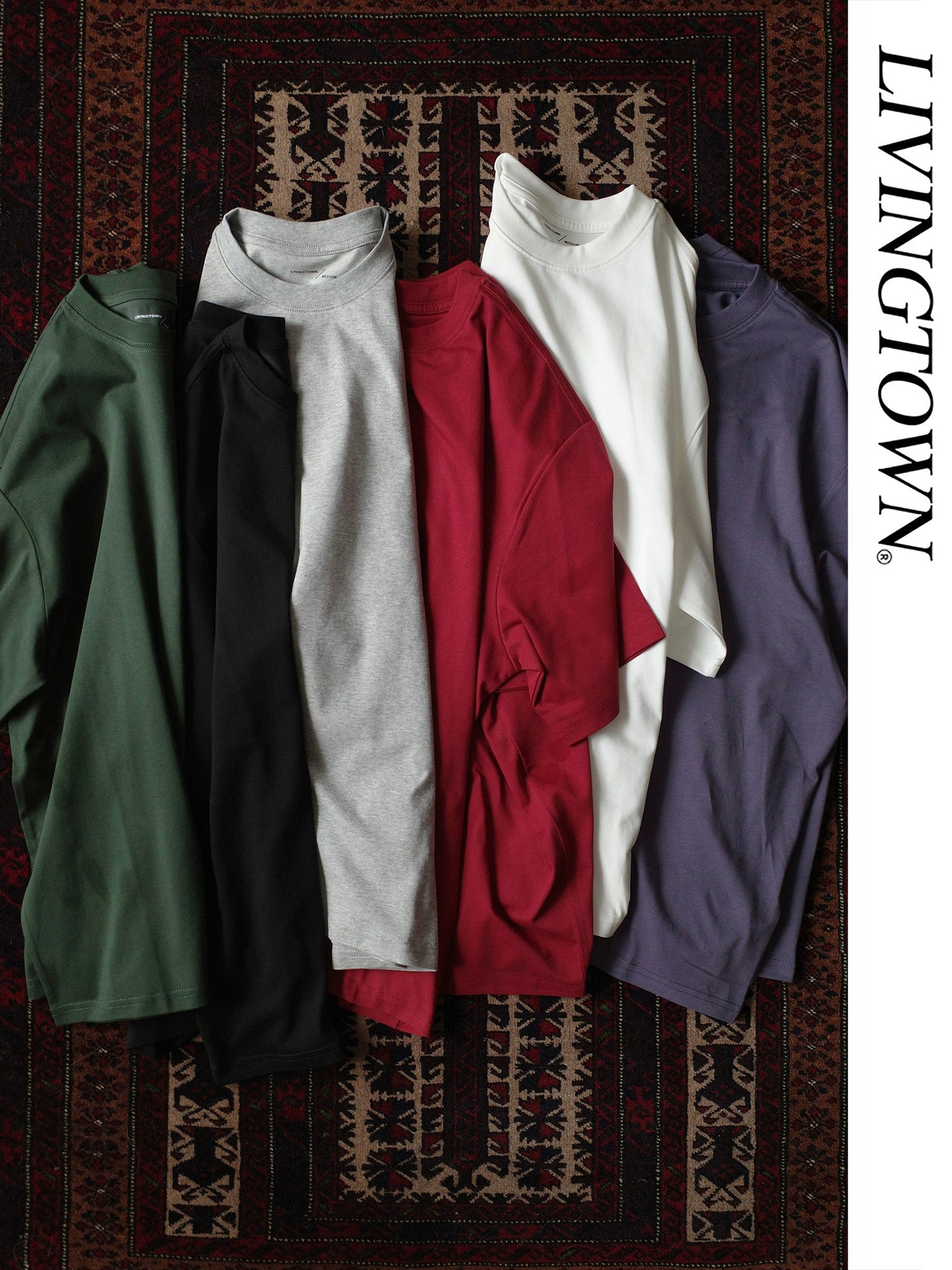 LIVINGTOWN Basic Versatile Simple Tee