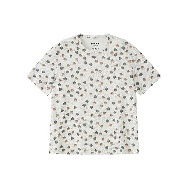 PHYS Cool Feeling Full Print Eye Piece Splicing Tee