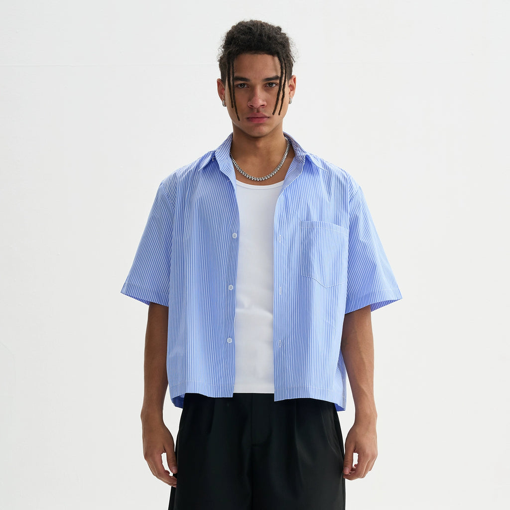 (Clearance) FIVE MEN Loose Short Sleeve Short Shirt