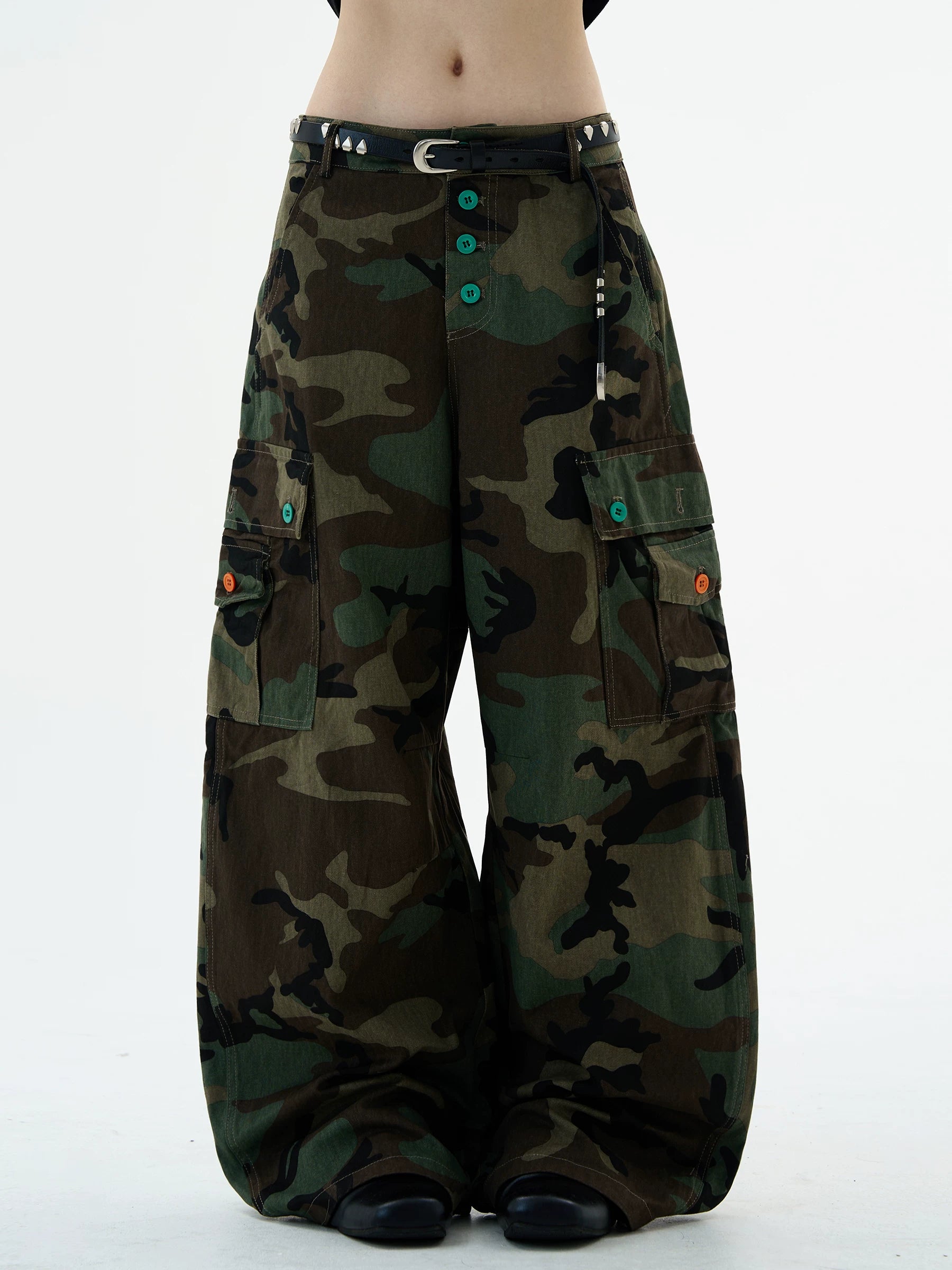 MADWITCH Camouflage Scimitar Tooling Slacks