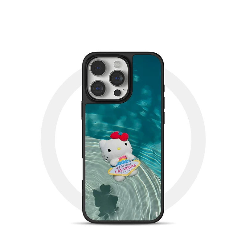 Pbcase Pool Cat Niche INS Wind IPhone Case