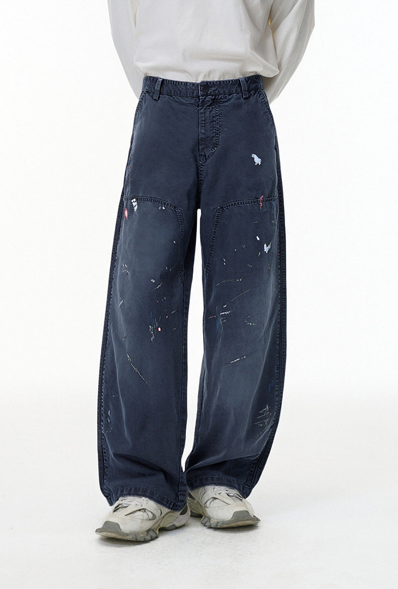 Inflation Hand-painted Retro Tooling Slacks