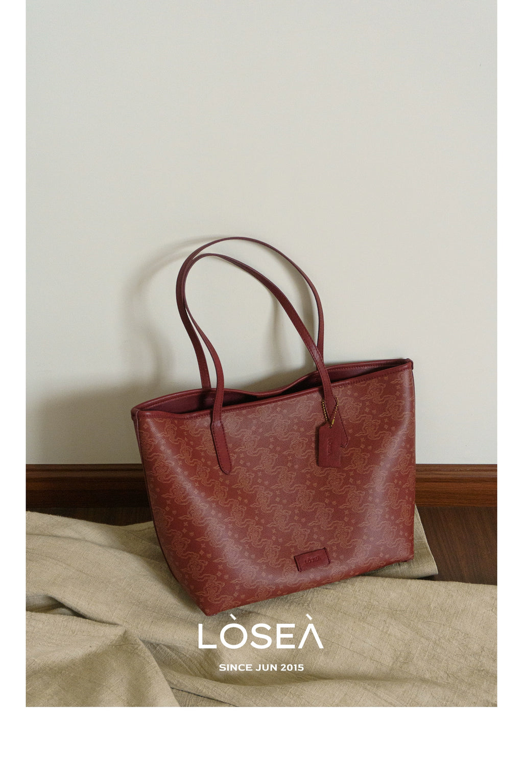 LOSEA Ruyi Moire Portable Tote Bag