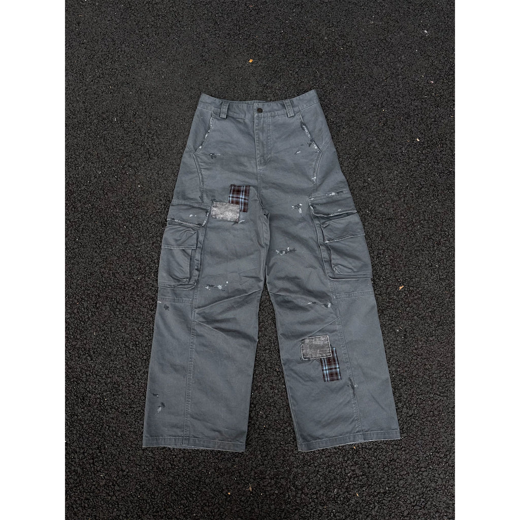 EssorNovus Make Old Plaid Overalls