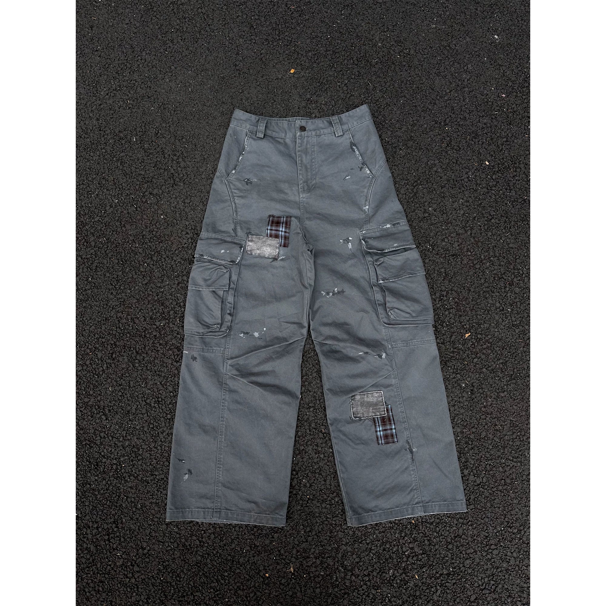 EssorNovus Make Old Plaid Overalls