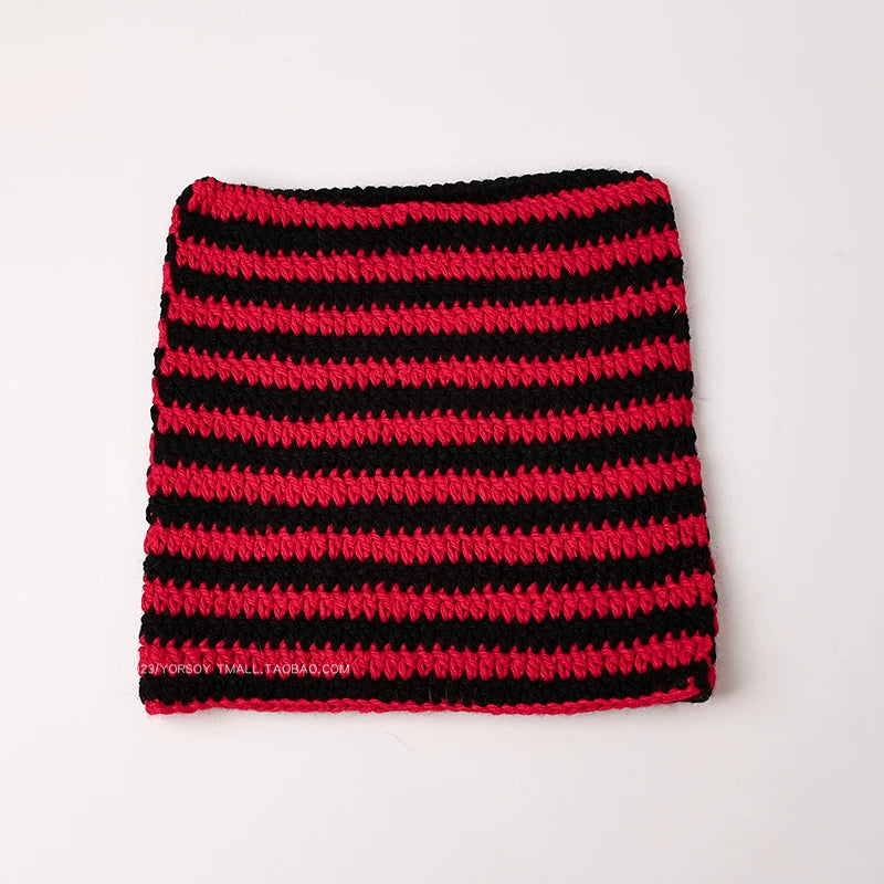 YORSOY Knitted Striped Wool Hat