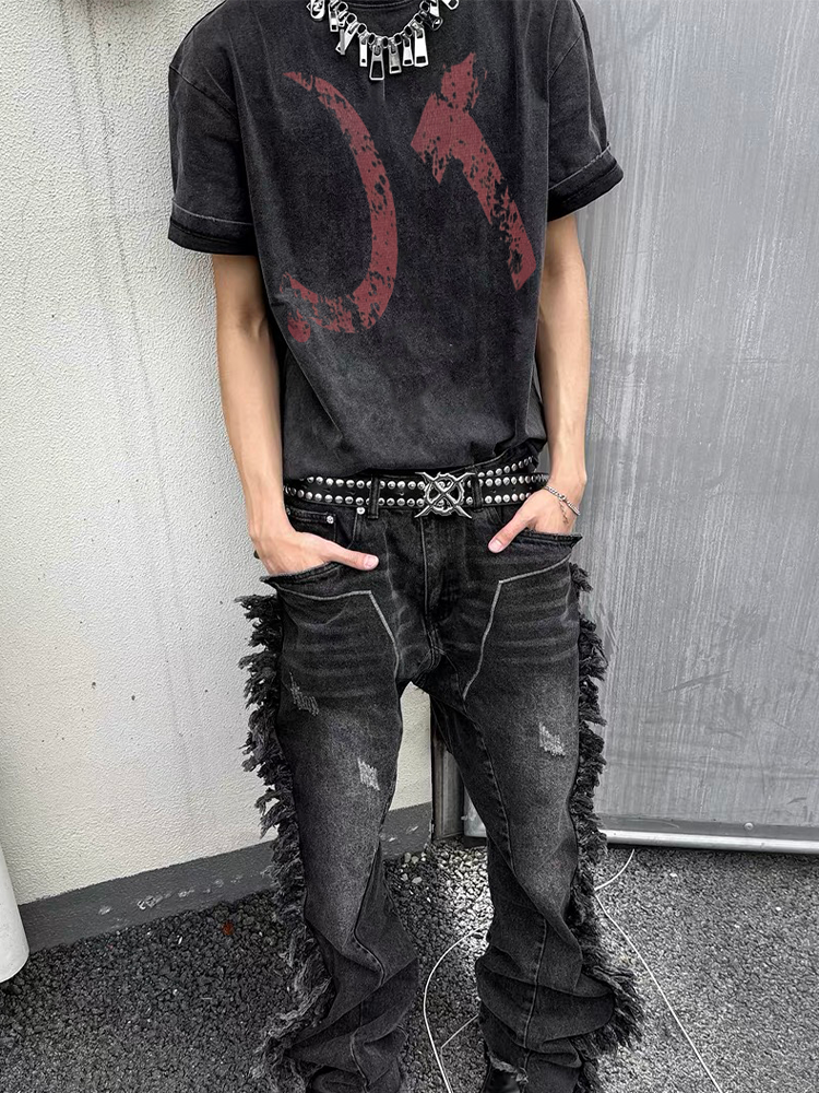 KONOOT Washed Silhouette Old Ice Tee