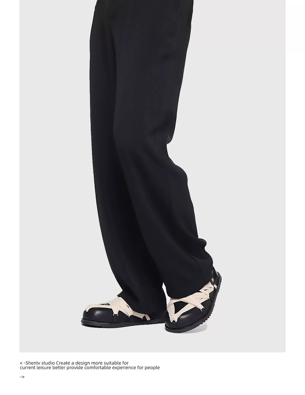 SHENLV STUDIO Strap Two Wear Removable Head Sandals