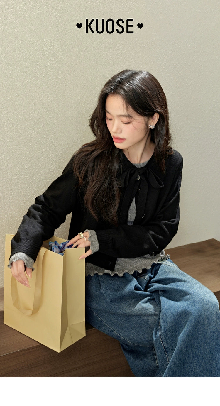 Kuose Slim and Thin Inside with Bottom Long Sleeves