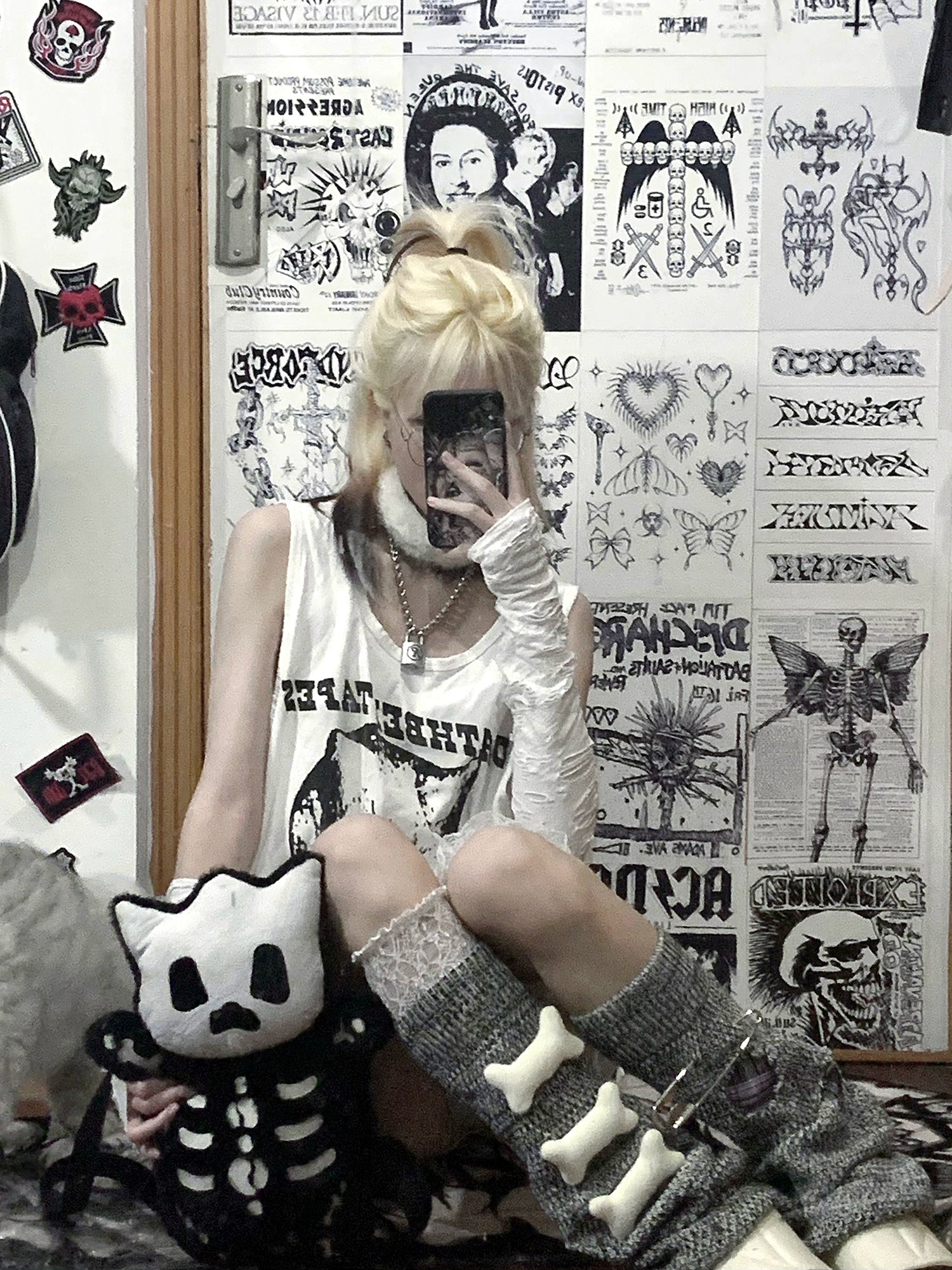 WETBODY Dark Punk Loose Sleeveless Vest