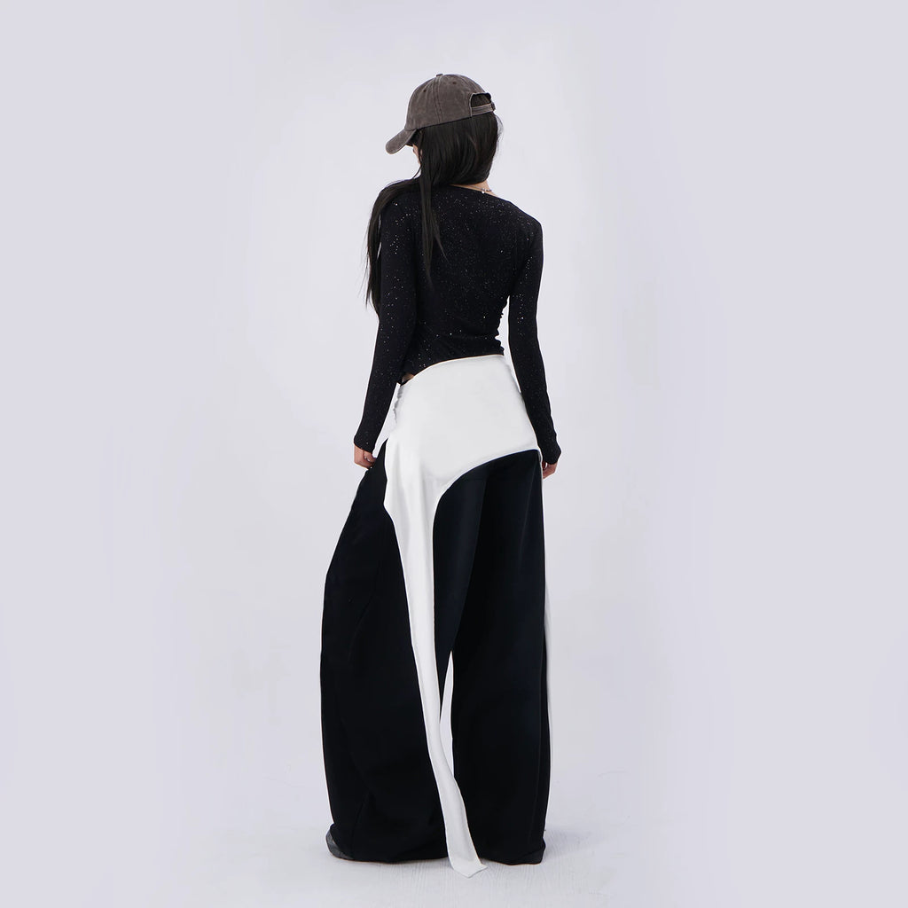 SAMUSAN Streamer Waist Towel Two Wear Casual Long Sleeves