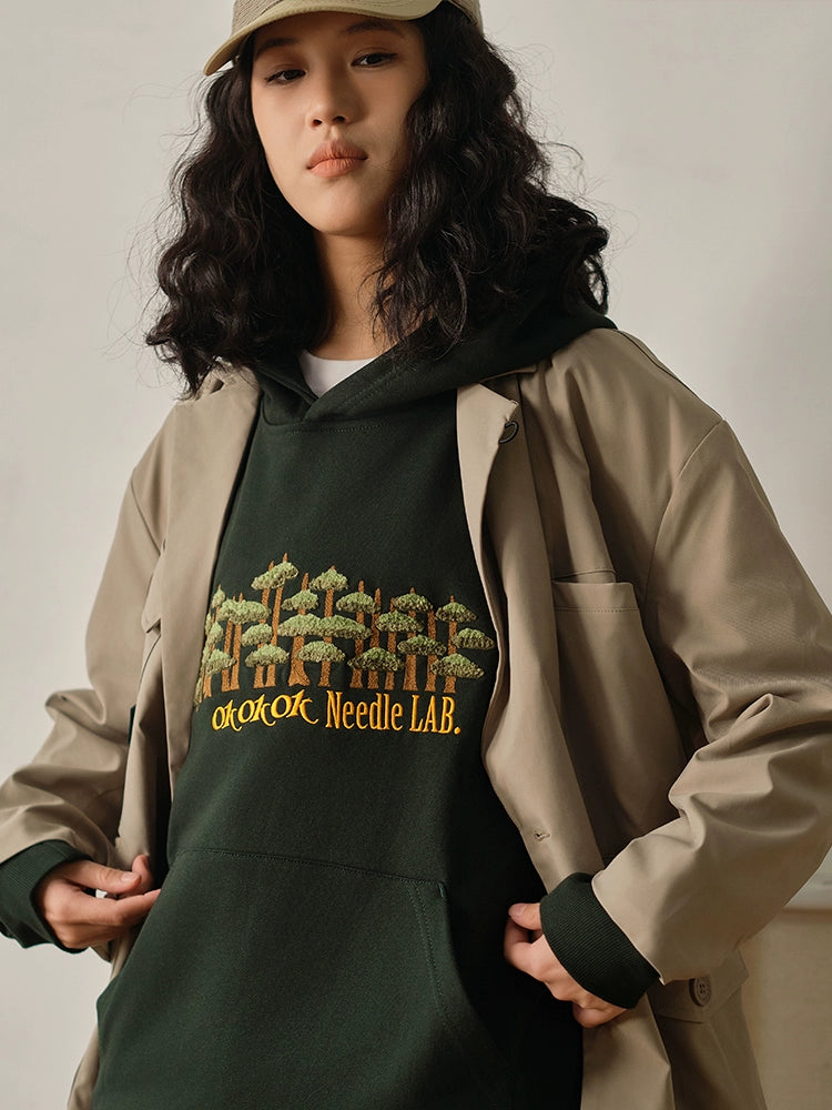 Battles Towel Embroidered Hooded Sweater