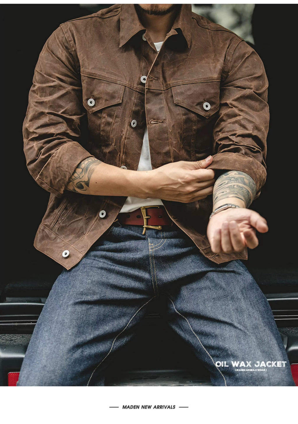 Maden Canvas Yellowstone Oil Wax Jacket