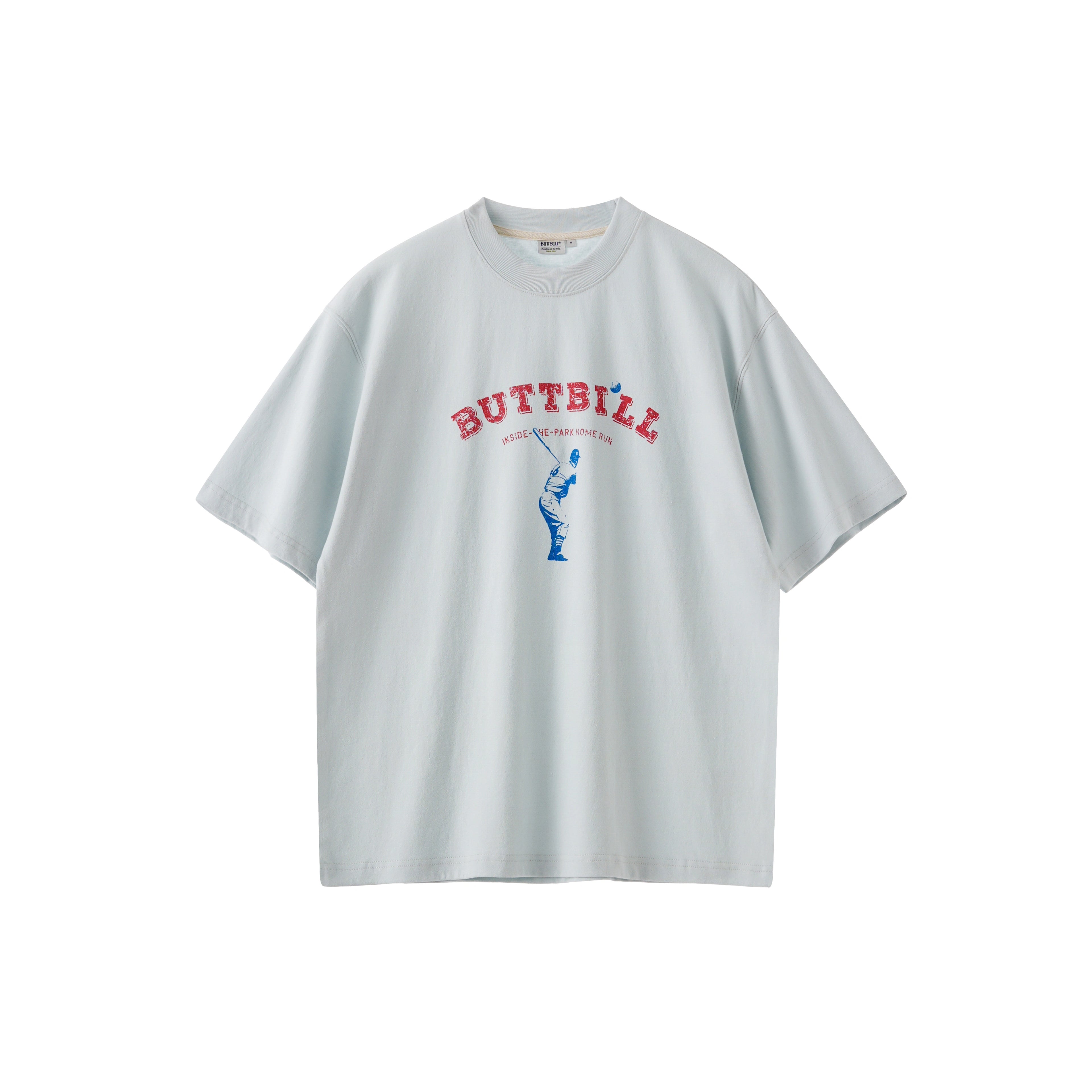 BUTTBILL Vintage Home Run LOGO Japanese Tee
