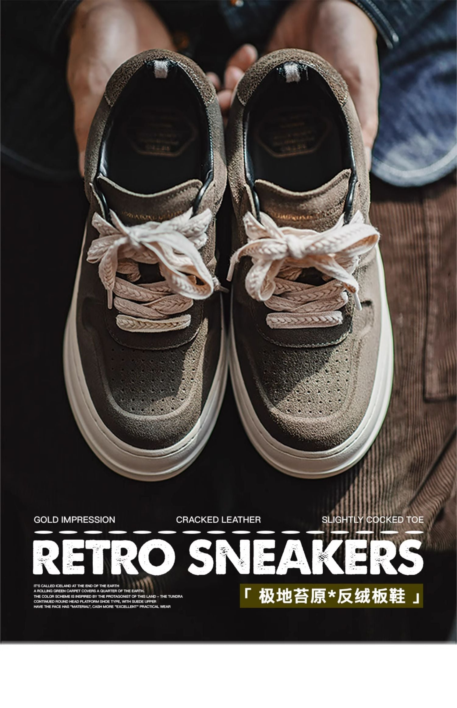 Madden thick-soled upturned leather board shoes