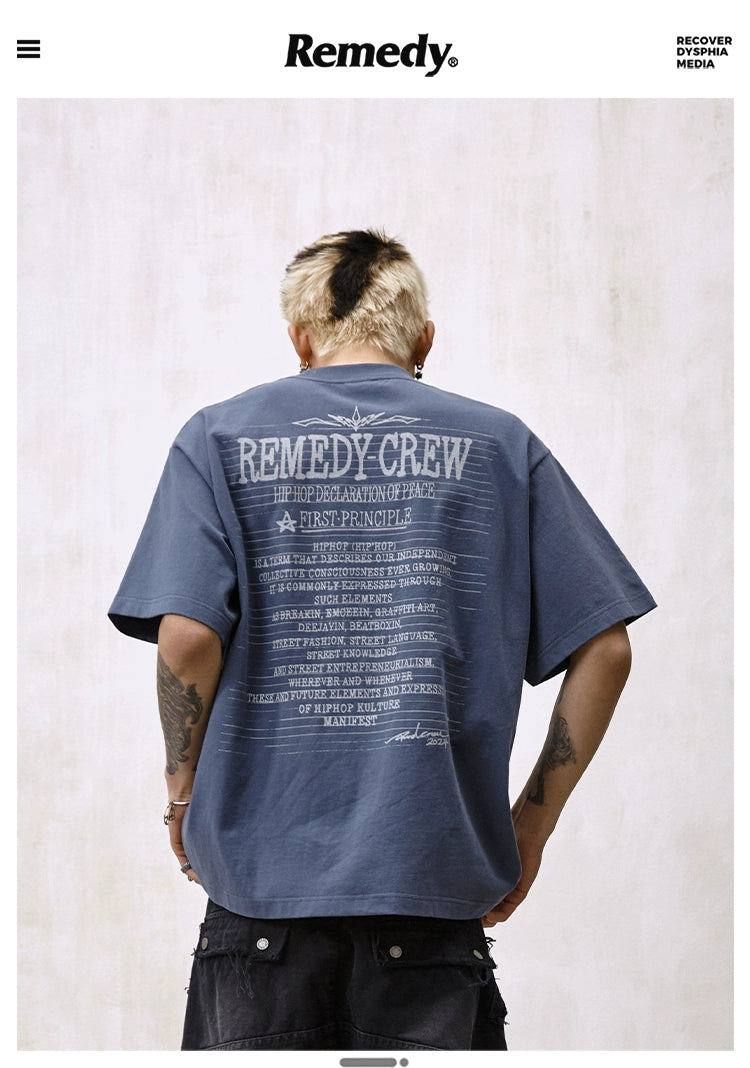 Remedy Crew Boxy Tee