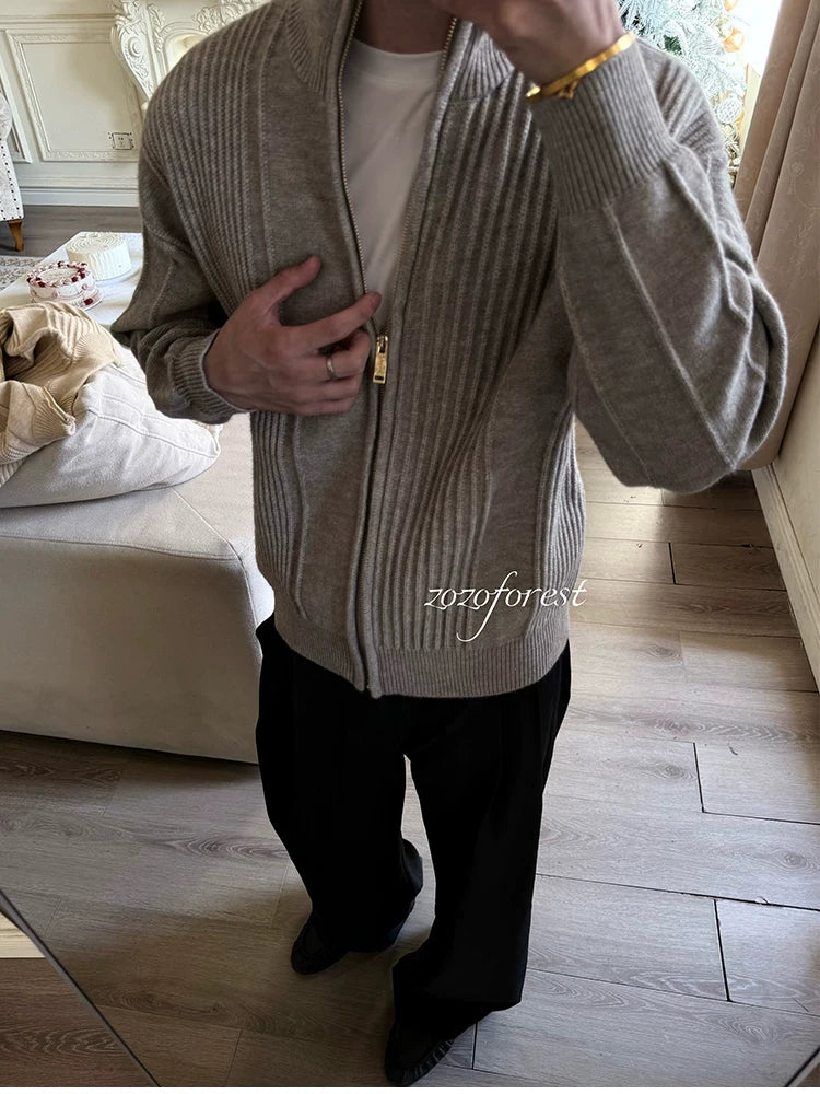 ZOZOFOREST "Roman Column Wool" Thermal Sweater
