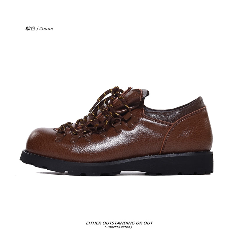 SHENLV STUDIO mountaineering derby shoes