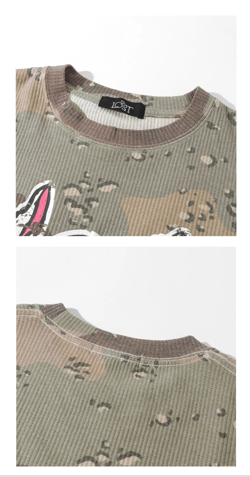 LOSTTAG Waffle Desert Camouflage Tee