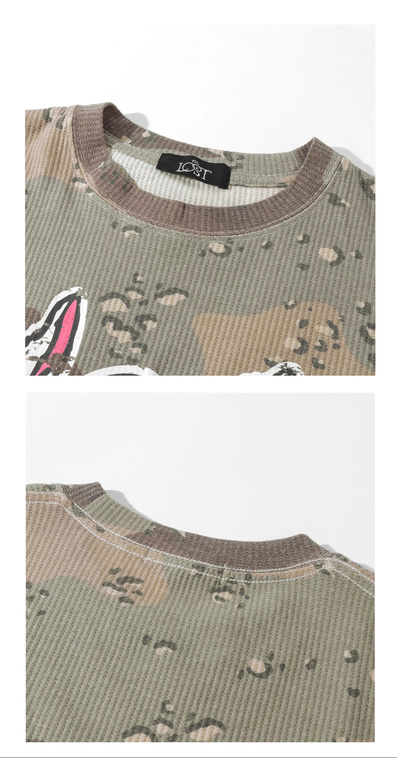 LOSTTAG Waffle Desert Camouflage Tee