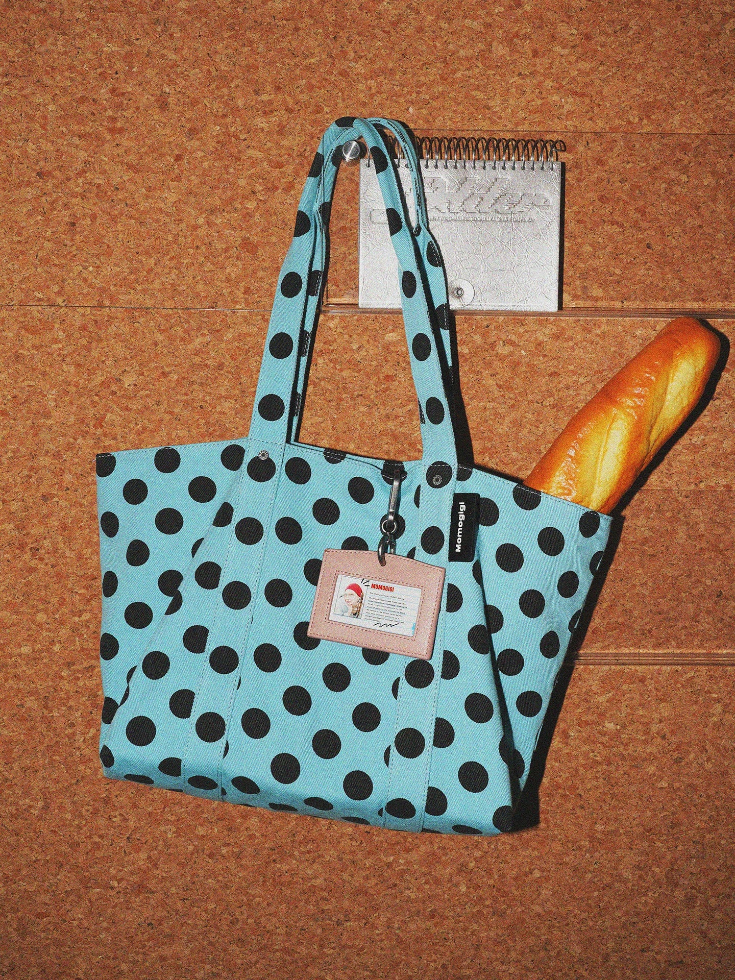 Momogigi Vintage Fun Polka Dot Canvas Bag